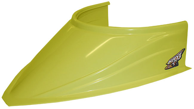 5" CURVED HOOD SCOOP YELLOW