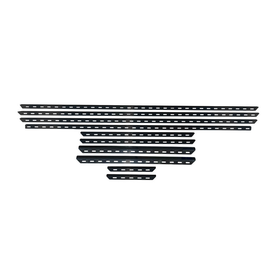 LM SLOTTED ALUM ANGLE SUPPORT KIT BLACK
