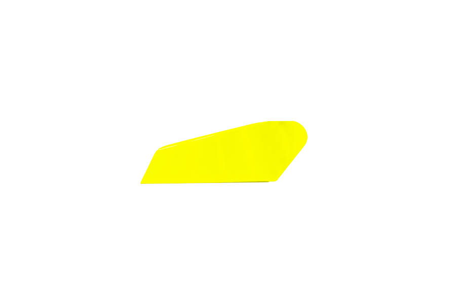 FLO YELLOW RIGHT SPOILER SIDE