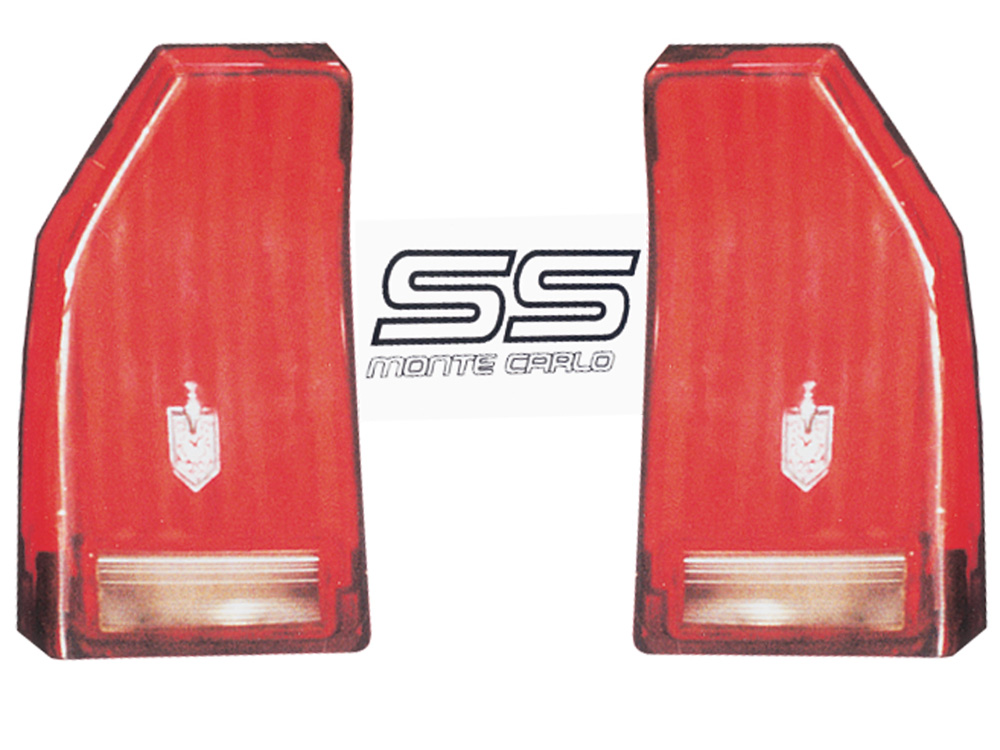 MONTE CARLO SS TAILLIGHT DECAL KIT