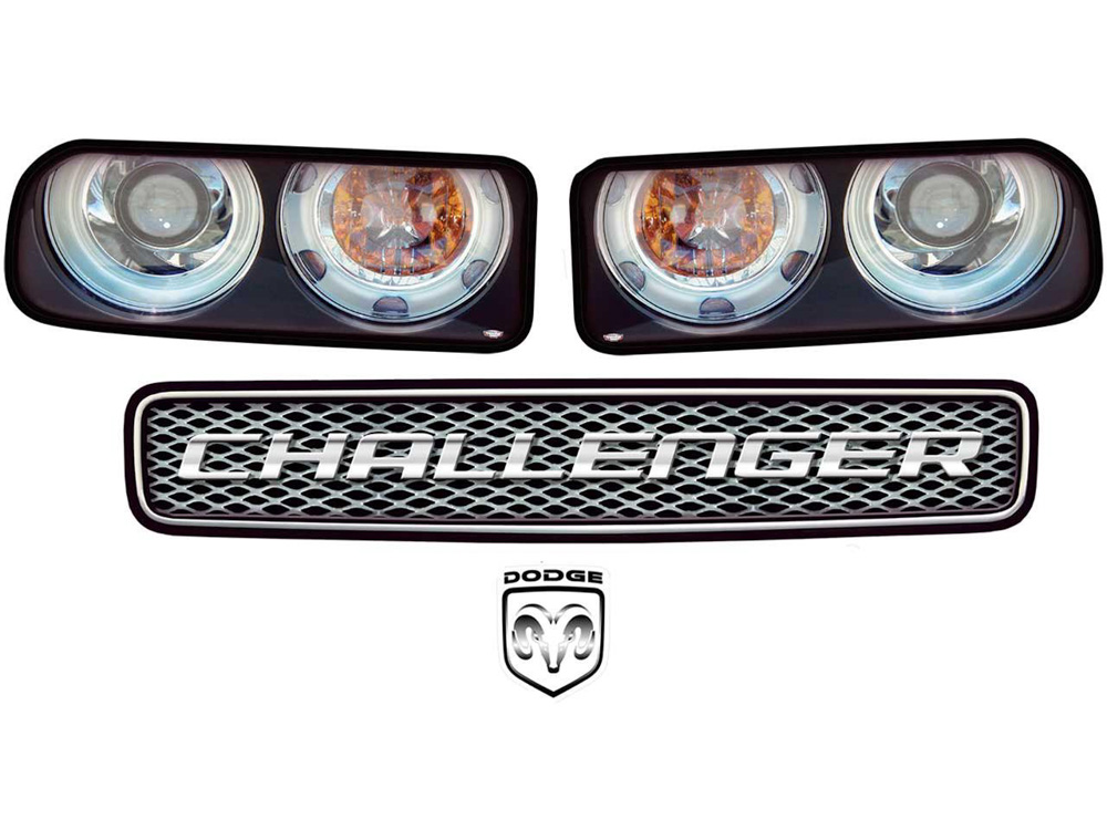MD3 LM CHALLENGER HEADLIGHT DECAL KIT